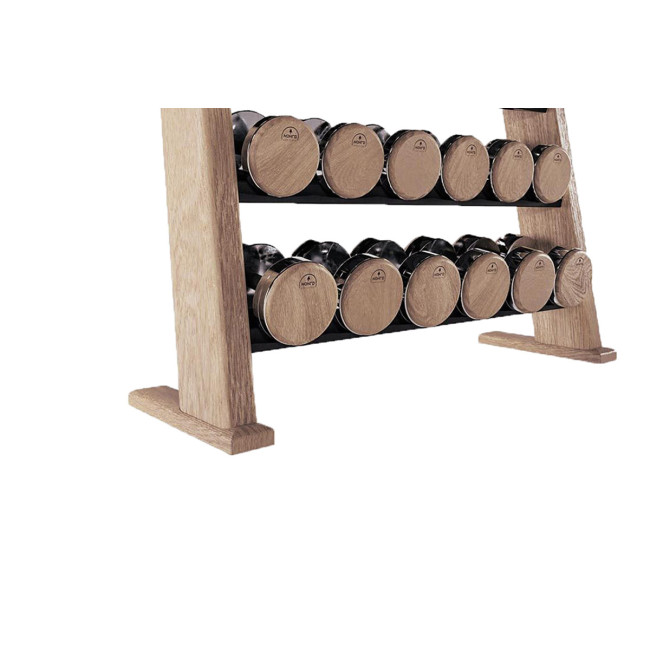 Гантелі з підставкою NOHRD Oak Vintage