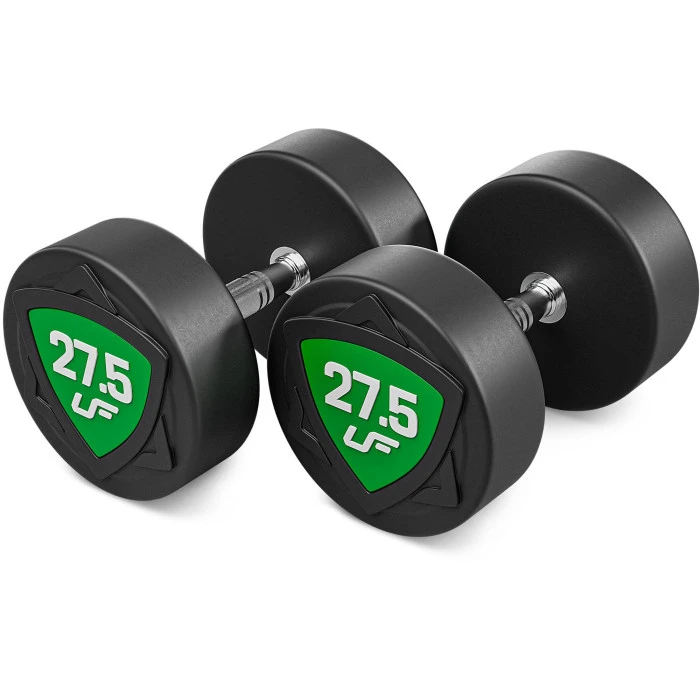 Набор фиксированных полиуретановых гантелей 27,5-37,5 кг (с разницей в 2,5 кг) 325 кг – UpForm