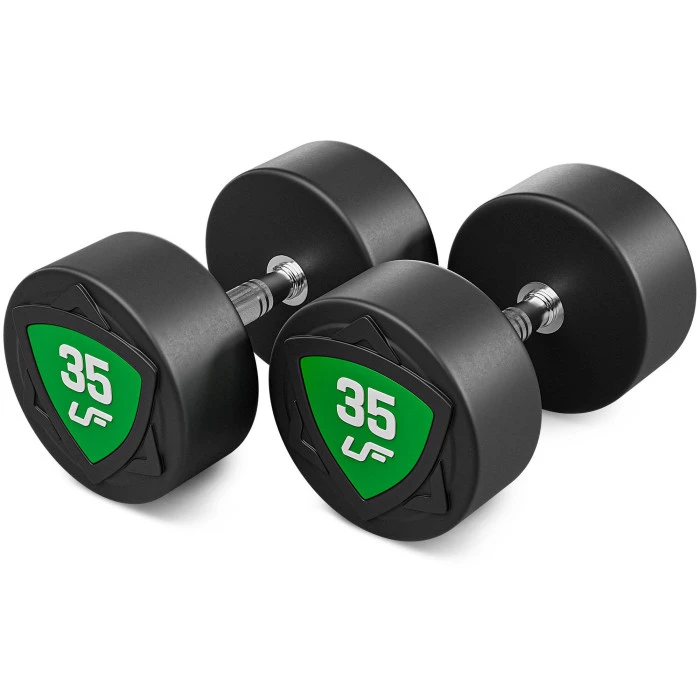 Набор фиксированных полиуретановых гантелей 27,5-37,5 кг (с разницей в 2,5 кг) 325 кг – UpForm