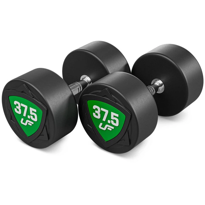 Набор фиксированных полиуретановых гантелей 27,5-37,5 кг (с разницей в 2,5 кг) 325 кг – UpForm