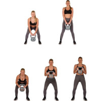 Гиря битумная Movit 18 кг серая