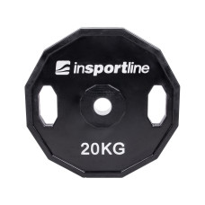 Диск прорезиненный inSPORTline Ruberton 20 кг