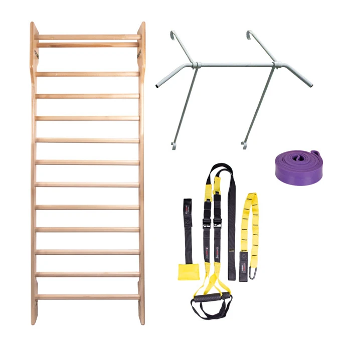 Набір шведська стіна з аксесуарами та ременями inSPORTline Dremar Hang-Out