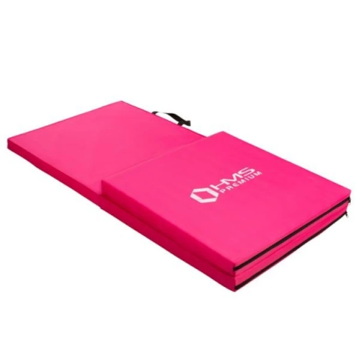 Раскладной гимнастический коврик MGS02 HMS PREMIUM - розовый