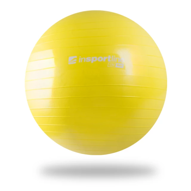 М'яч гімнастичний для занять фітнесом inSPORTline Lite Ball 45 см - жовтий М'яч гімнастичний для занять фітнесом inSPORTline Lite Ball 45 см - жовтий