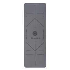 Коврик для йоги YM10 TPE GRAY TPE HMS