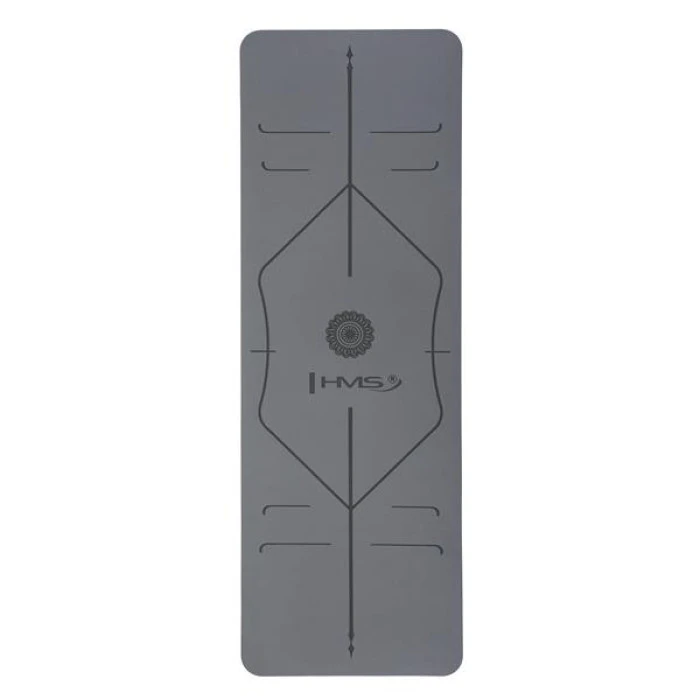 Коврик для йоги YM10 TPE GRAY TPE HMS