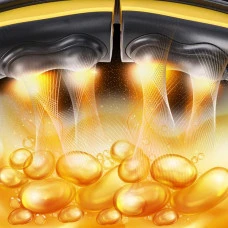 Хула-хуп магнітний з обважнювачем та лічильником HMS HHM21, чорно-жовтий