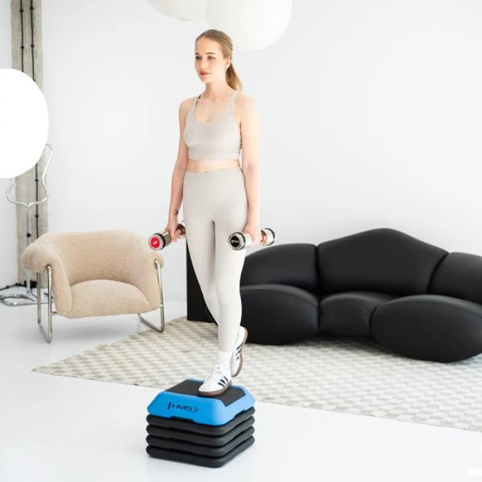 Степ-платформа HMS AS001 MINI, чорно-синя