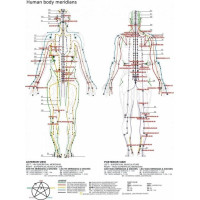 Акупрессурный коврик MXSTP с подушкой MOVIT 130 x 50 см, темно-синий, массажный