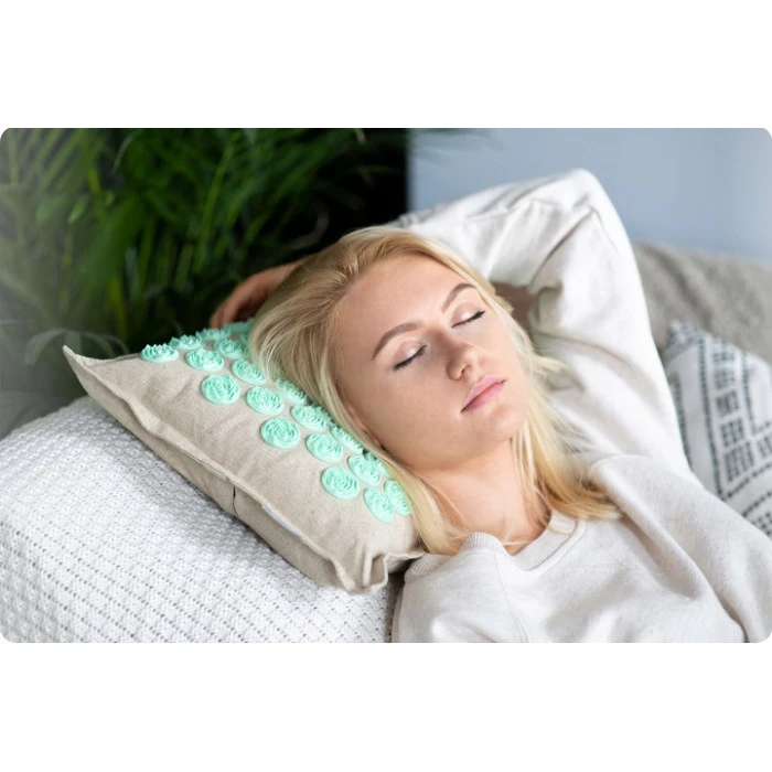 Килимок для акупресури Neo-Sport 190201 бежево-м'ятний