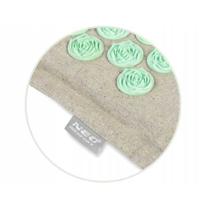 Килимок для акупресури Neo-Sport 190201 бежево-м'ятний