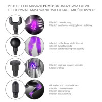 Массажный пистолет HMS PDM3134I золотой