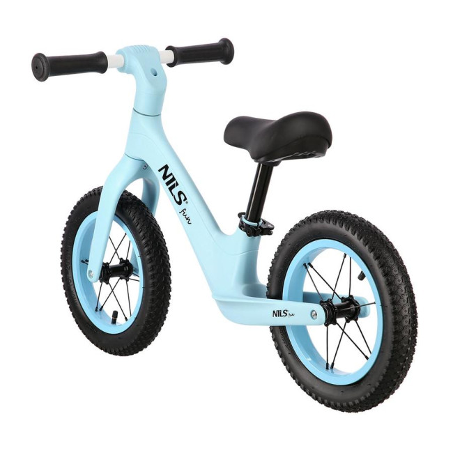 Балансирующий велосипед NILS FUN RB100 голубой