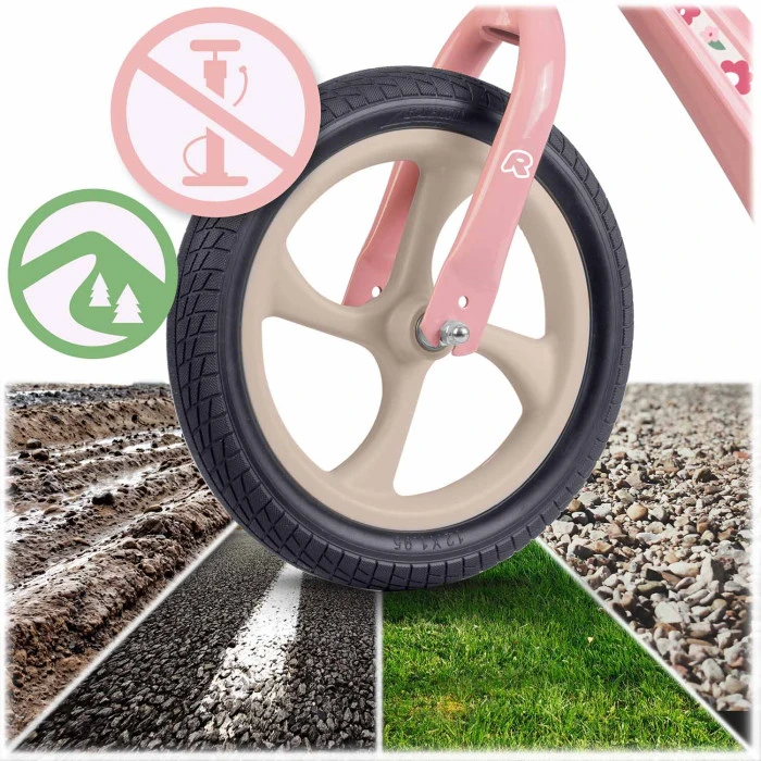 Біговел Ricokids FUNNU рожево-бежевий