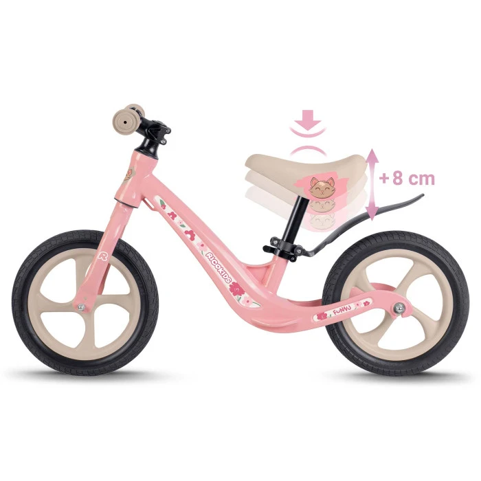 Біговел Ricokids FUNNU рожево-бежевий