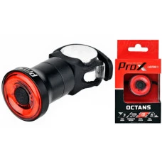 Ліхтар задній /Акумулятор/ PROX OCTANUS Mini 30lm SENSOR LED USB Для Підсідельного Штиря / Під Сідлом