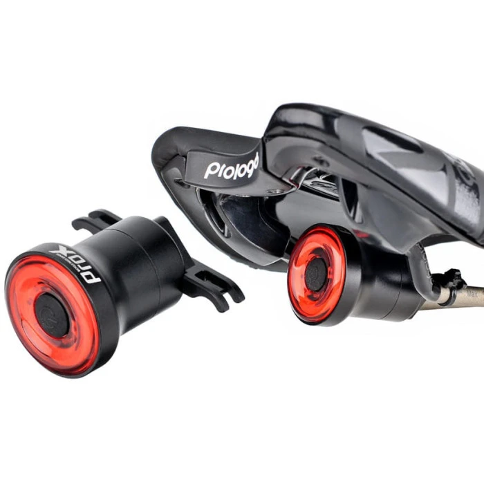 Ліхтар задній /Акумулятор/ PROX OCTANUS Mini 30lm SENSOR LED USB Для Підсідельного Штиря / Під Сідлом