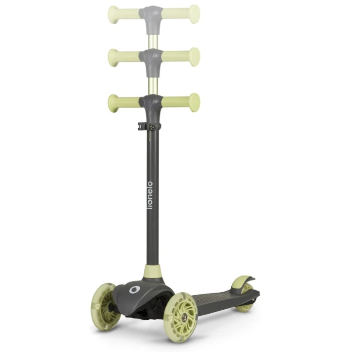 Детский самокат Lionelo JESSY GREY GREEN