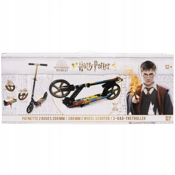 Складной самокат HARRY POTTER для детей 200 мм до 100 кг. D'arpeje
