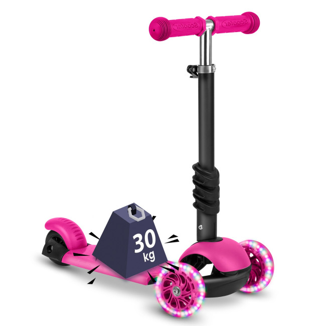 Самокат детский трехколесный Ricokids Buggy розовый