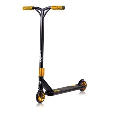 Дитячий самокат Lionelo WHIZZ BLACK CARBON YELLOW