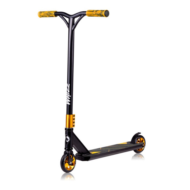 Детский самокат Lionelo WHIZZ BLACK CARBON YELLOW