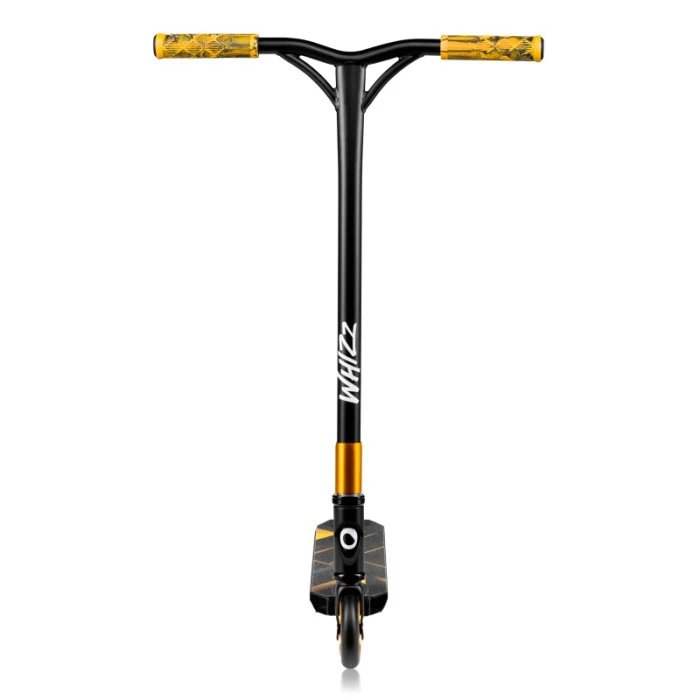 Дитячий самокат Lionelo WHIZZ BLACK CARBON YELLOW