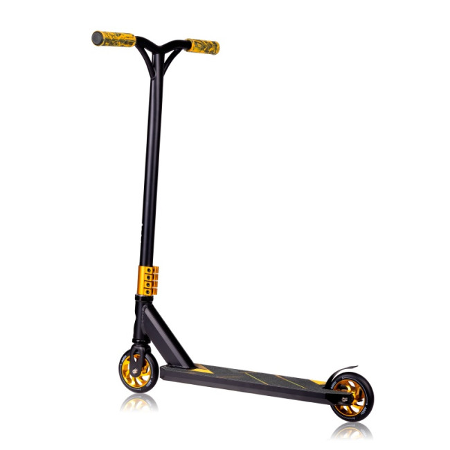 Детский самокат Lionelo WHIZZ BLACK CARBON YELLOW