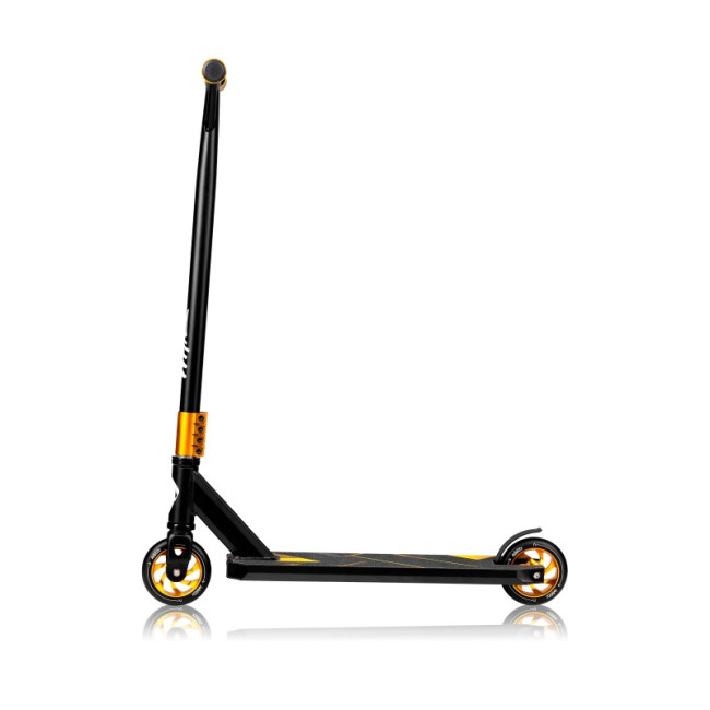 Детский самокат Lionelo WHIZZ BLACK CARBON YELLOW