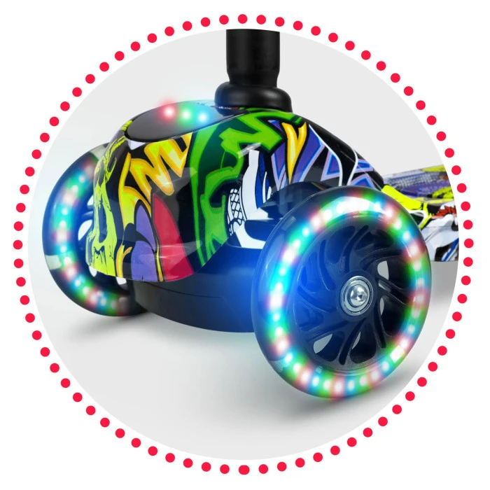 Самокат дитячий триколісний Ricokids Piko різнокольоровий