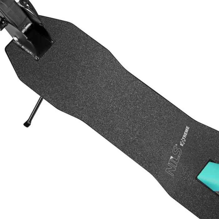 Самокат складной Nils Extreme HM183, черно-голубой