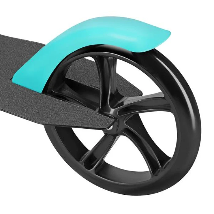 Самокат складной Nils Extreme HM183, черно-голубой