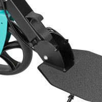 Самокат складний Nils Extreme HM183, чорно-блакитний