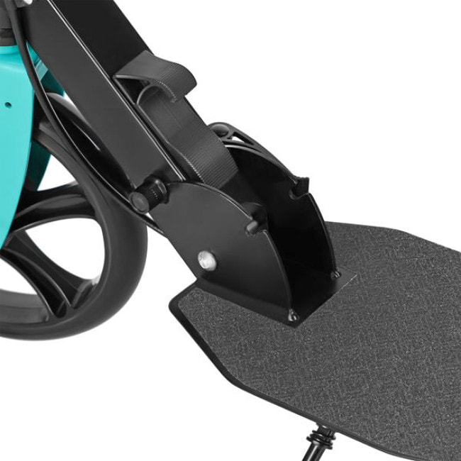 Самокат складной Nils Extreme HM183, черно-голубой