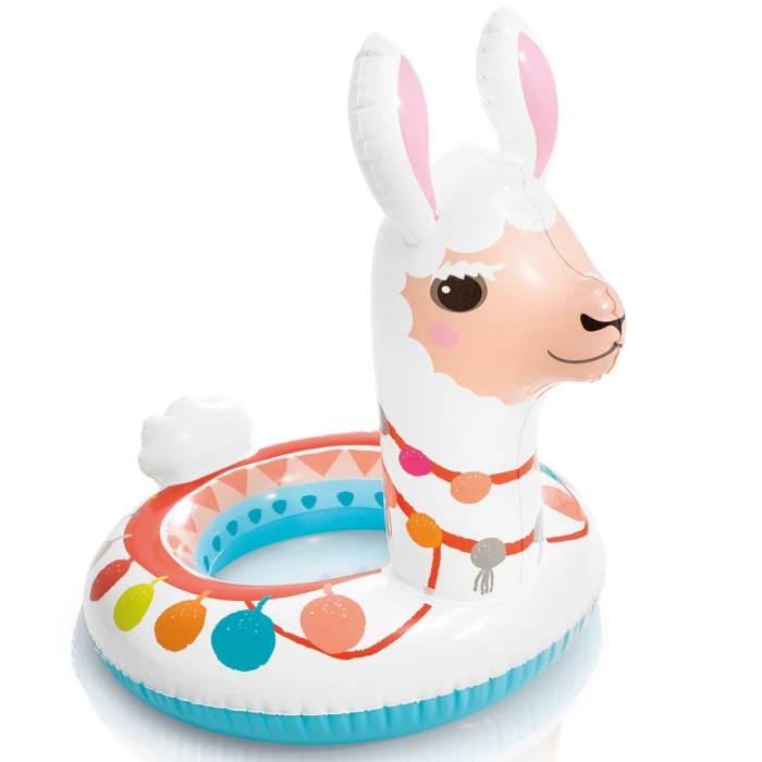 Надувной круг для плавания Intex 58221 Лама, 86 x 58 см