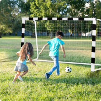 Футбольные ворота 300 x 160 x 90 см NS-460 черно-белые