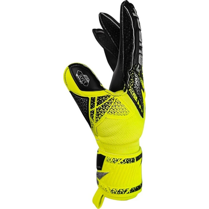 Перчатки вратарские Reusch Attrakt Silver Junior 5572215 2025 г.5,5, желто-черный