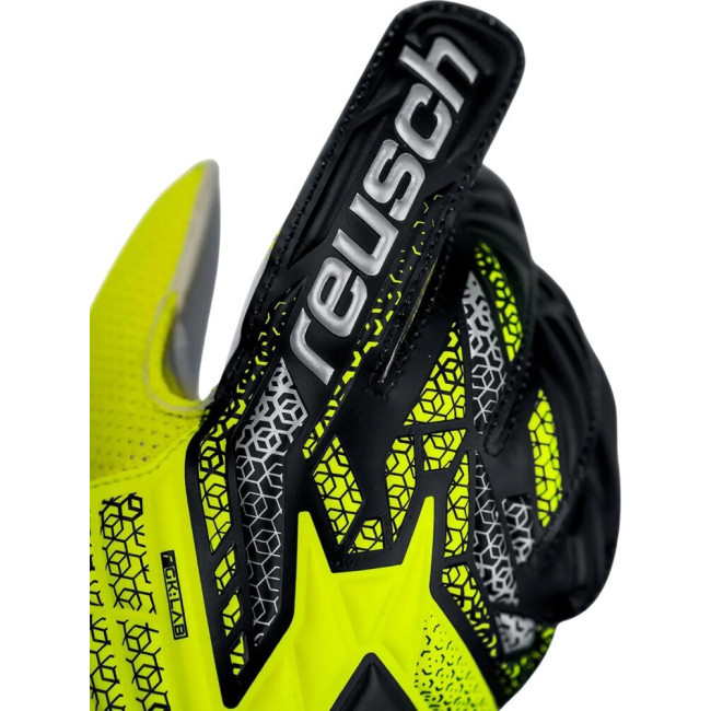 Перчатки вратарские Reusch Attrakt Solid Junior 5572515 2014 г.7, желто-черные