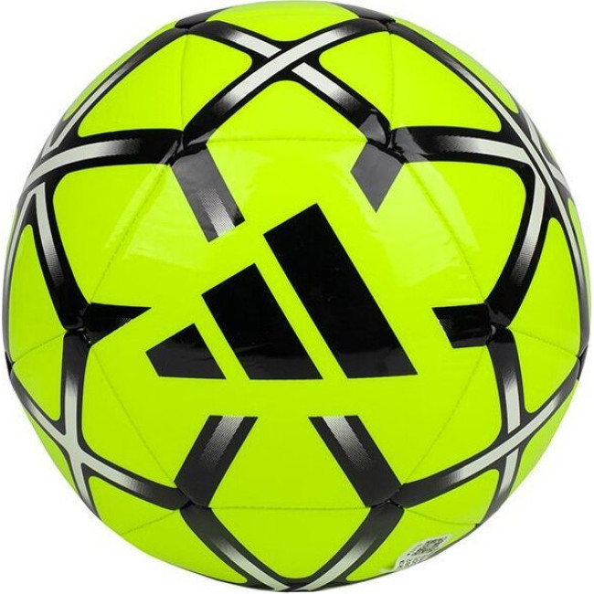 М'яч футбольний Adidas Starlancer Club IT6382 розмір 5, жовто-чорний