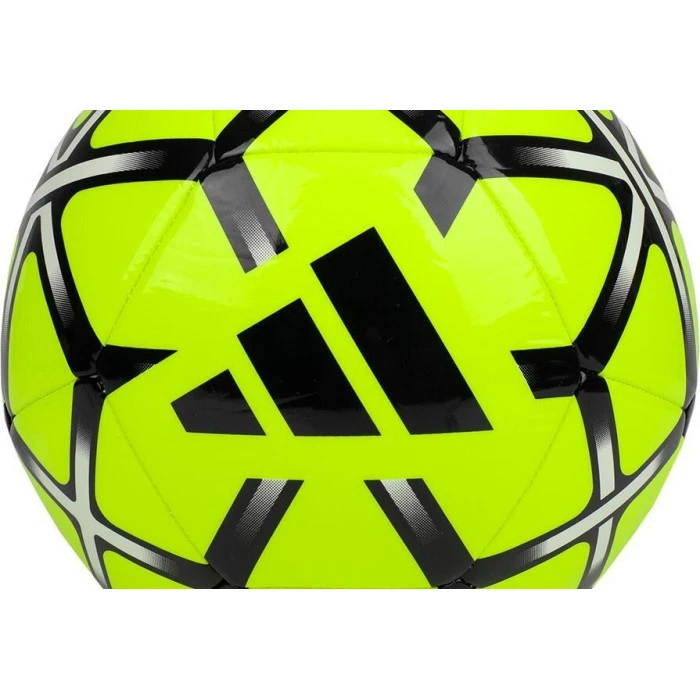 М'яч футбольний Adidas Starlancer Club IT6382 розмір 5, жовто-чорний