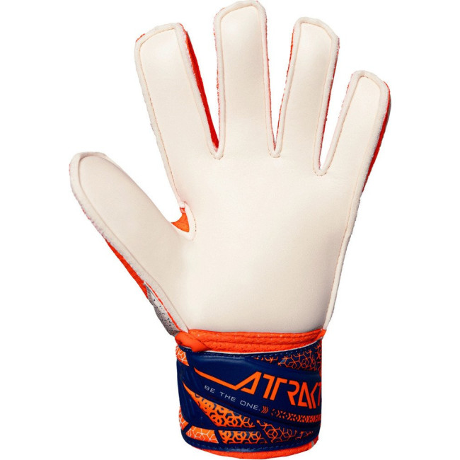 Перчатки вратарские Reusch Attrakt Solid Junior 5572516 2500 г.6, оранжево-синий