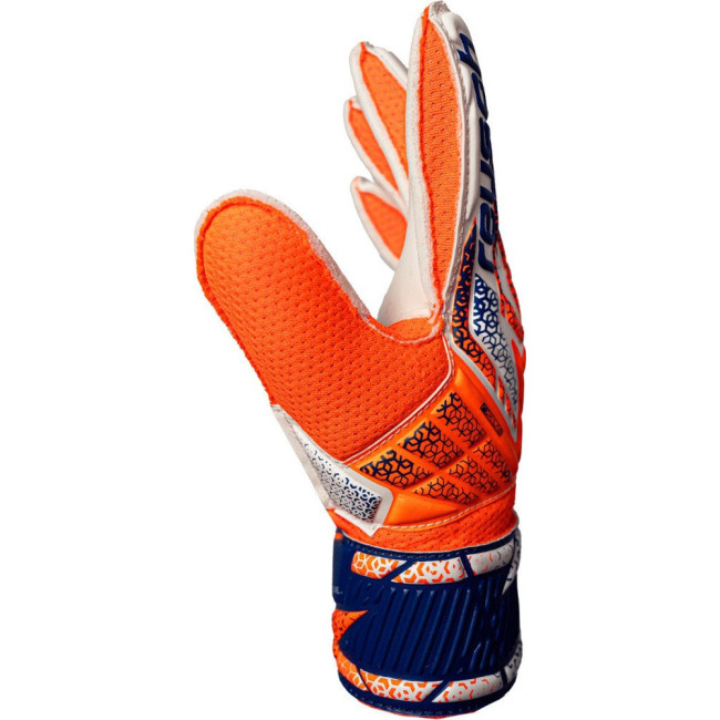 Перчатки вратарские Reusch Attrakt Solid Junior 5572516 2500 г.6, оранжево-синий