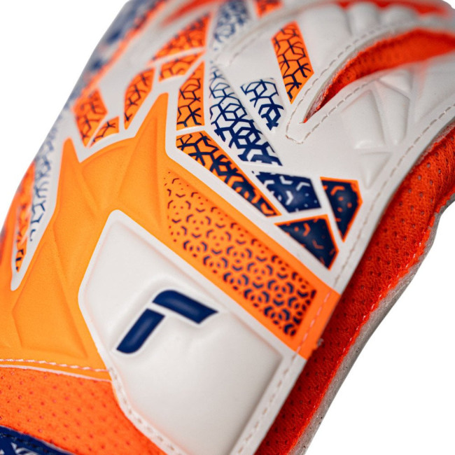 Перчатки вратарские Reusch Attrakt Solid Junior 5572516 2500 г.6, оранжево-синий