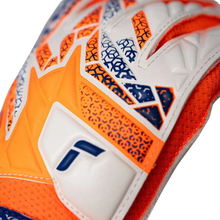 Перчатки вратарские Reusch Attrakt Solid Junior 5572516 2500 г.6, оранжево-синий