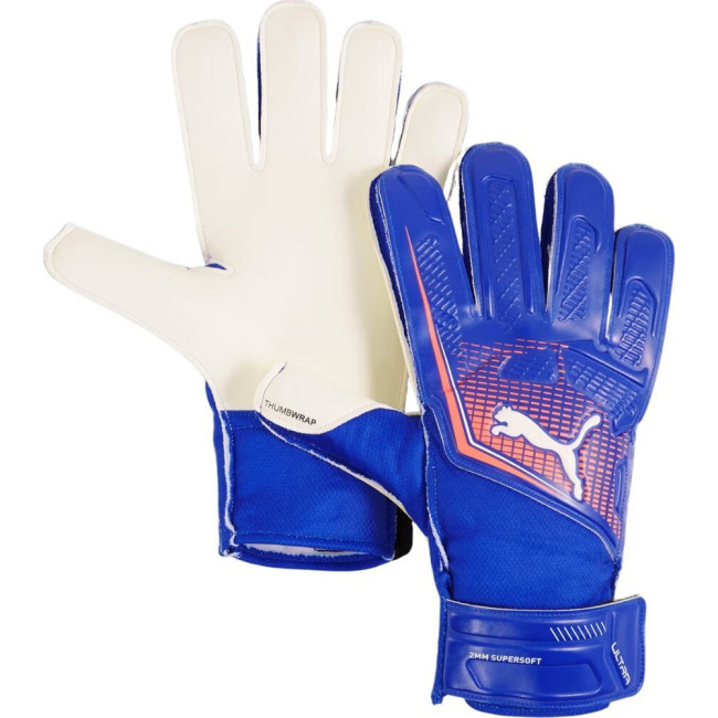 Рукавички воротарські Puma Ultra Play RC 41952 01 р.11, біло-сині Рукавички воротарські Puma Ultra Play RC 41952 01 р.11, біло-сині