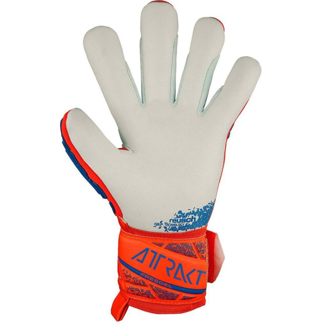 Перчатки вратарские Reusch Attrakt Freegel Silver Junior 5472235 2210 г.7,5, оранжевые