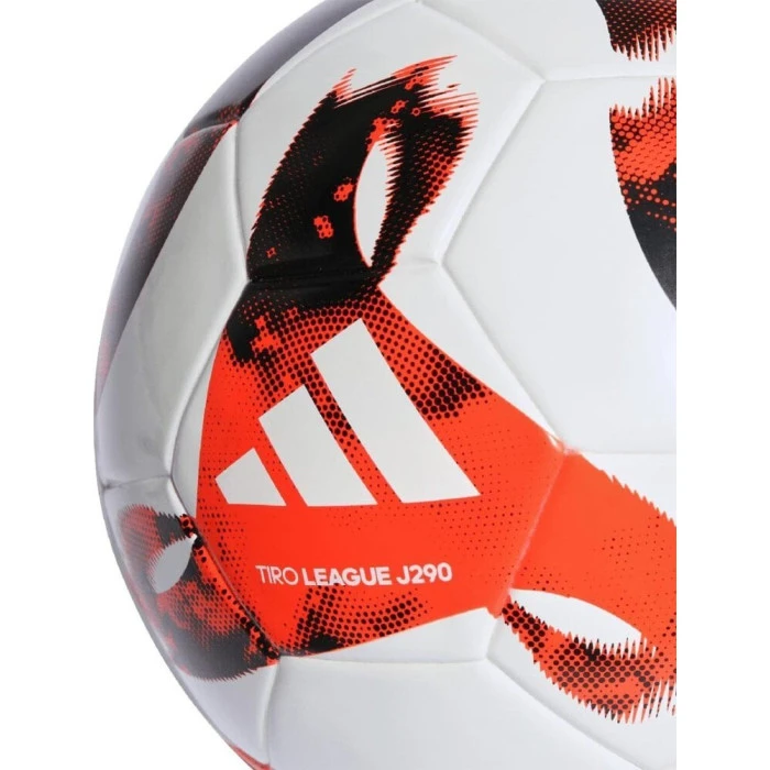 Мяч футбольный Adidas Tiro Junior 290 League Ball HT2424 размер 4, бело-красный