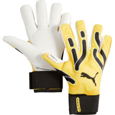Перчатки вратарские Puma Ultra Ultimate Hybrid Sun 41858 04 р.9,5, желто-белые