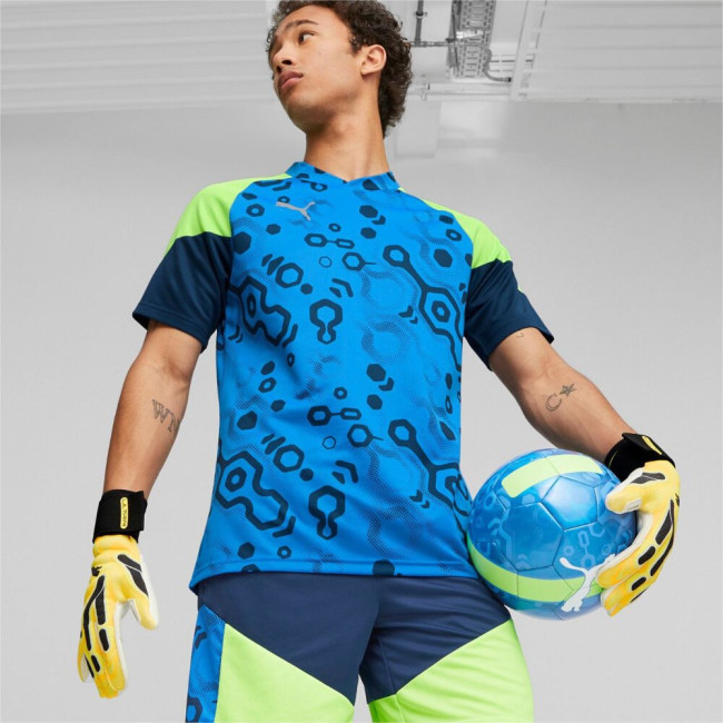 Перчатки вратарские Puma Ultra Ultimate Hybrid Sun 41858 04 р.9,5, желто-белые